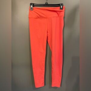 Free people movement wrap lose control crossover leggings womens small orange